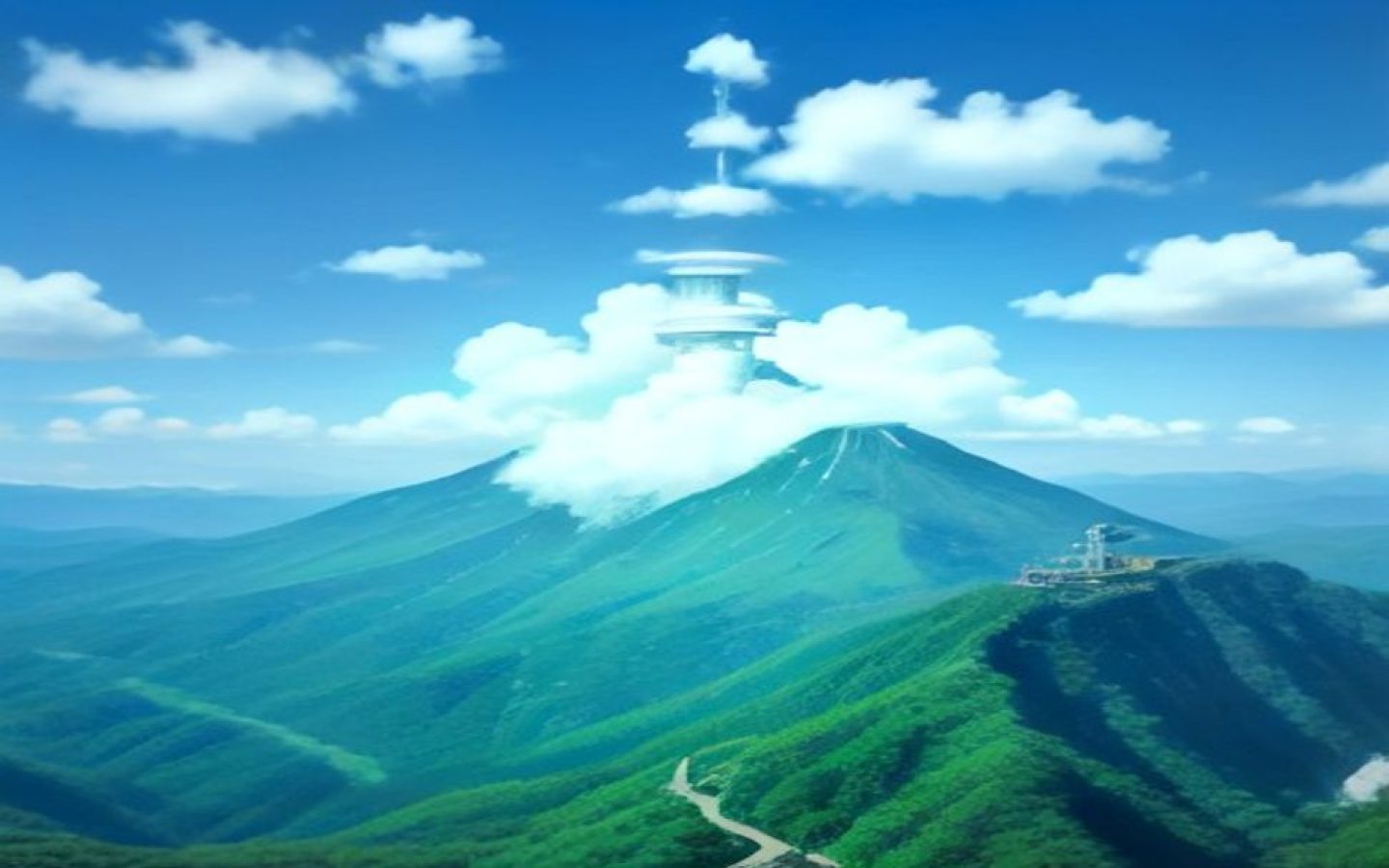 深空黑背景下霓虹绿光效的数字界面，模拟 hanimeone.me 平台数据看板风格，高饱和度科技感视觉